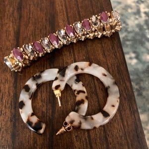 Jcrew earrings and bracelet set